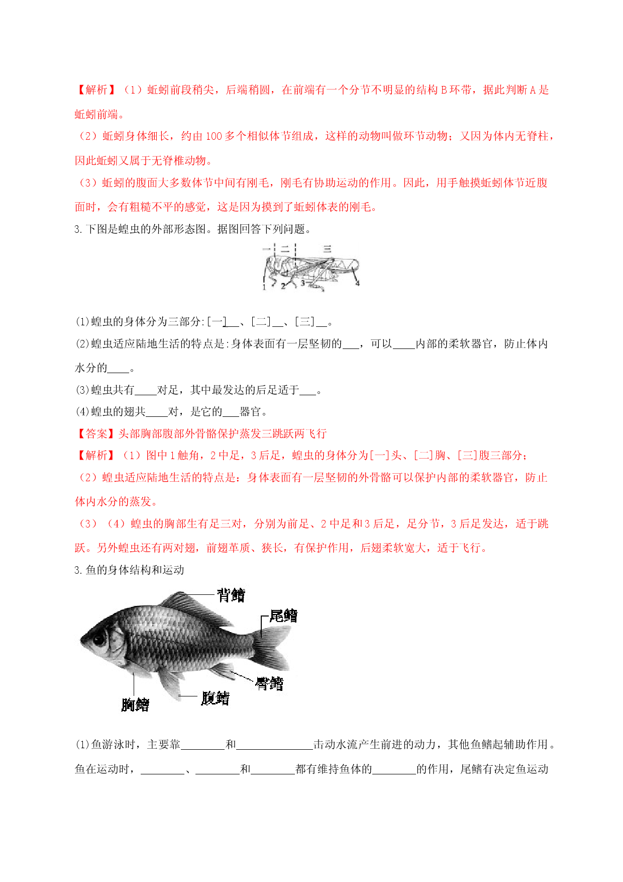 专练04（识图题）-八年级生物上册期中考点必杀题（人教版解析版）.doc 第2页