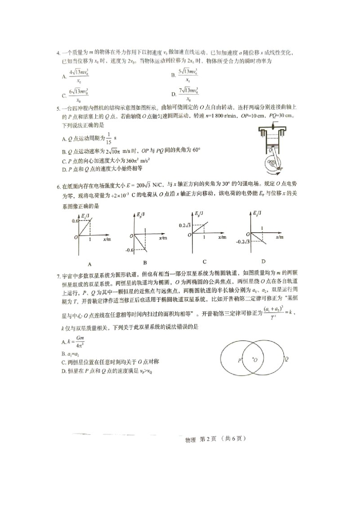 物理试卷2025届河北部分校高三下学期5月模拟冲刺卷试题（图片版）.docx 第2页